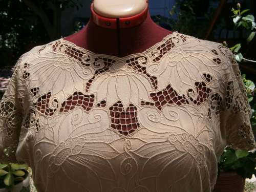 Broderie Anglaise  Tunic Blouse