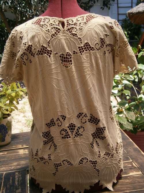 Broderie Anglaise  Tunic Blouse