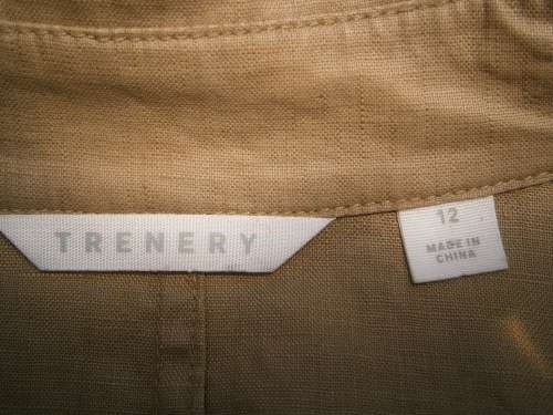 Trenery 100% linen  biker  jacket