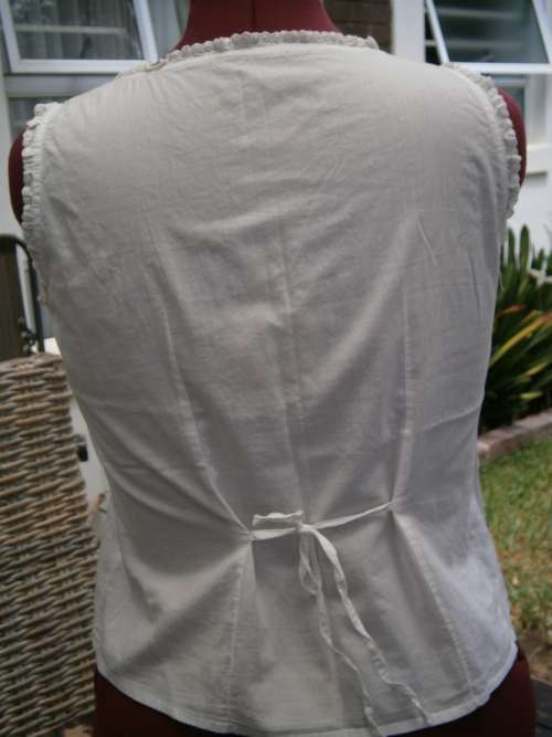 White 100% cotton Top