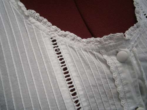 White 100% cotton Top