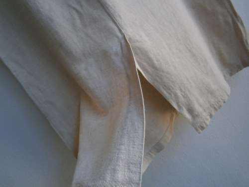 2 pieces 100% Linen Daniel Heghter Paris  Suit: long  top and maxi skirt