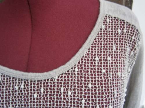 Lovely Tunic /Blouse with lace and sequins in size - M-L