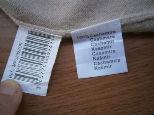 100% Cashmere  Jercey.