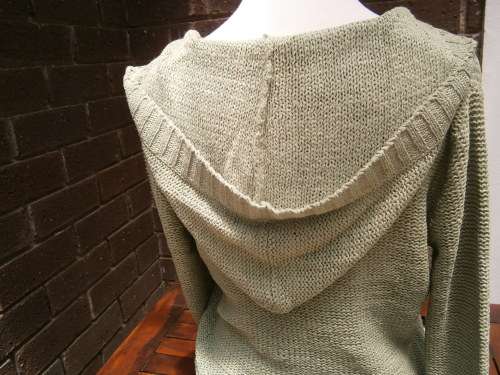 Hooded knitting jumper -New!