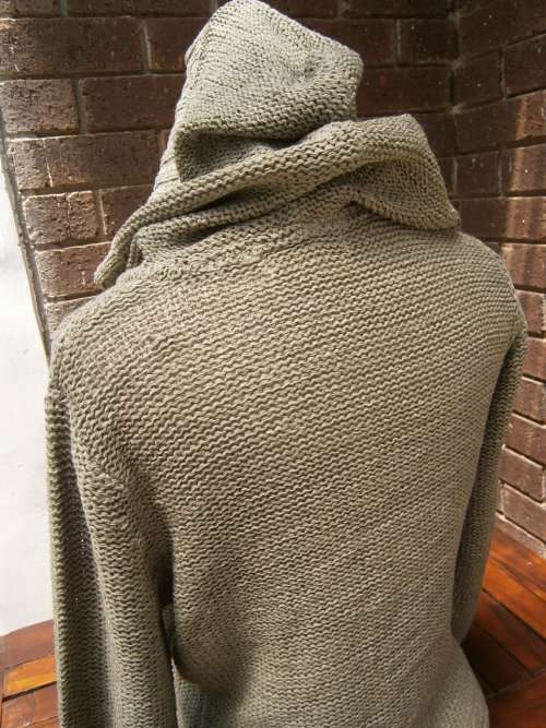 Hooded knitting jumper -New!