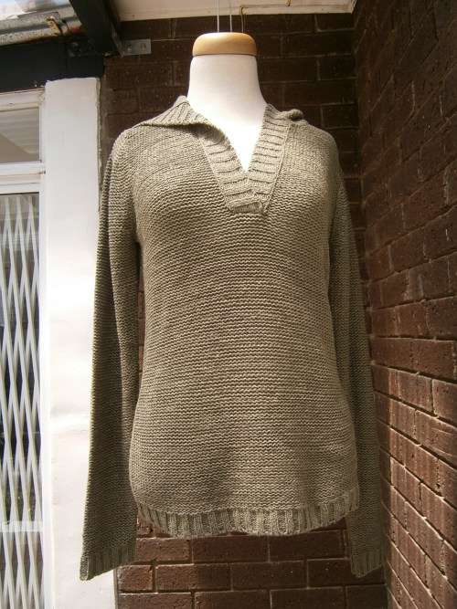 Hooded knitting jumper -New!
