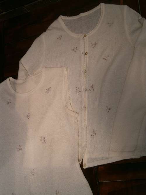 Knitted Cardigan and Top