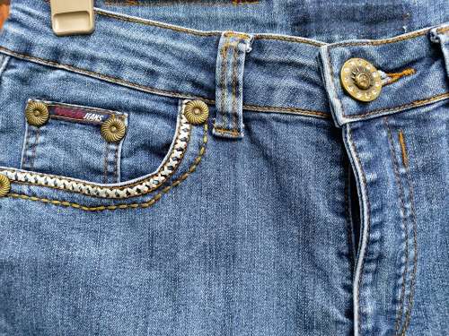 Jeans with embroideries