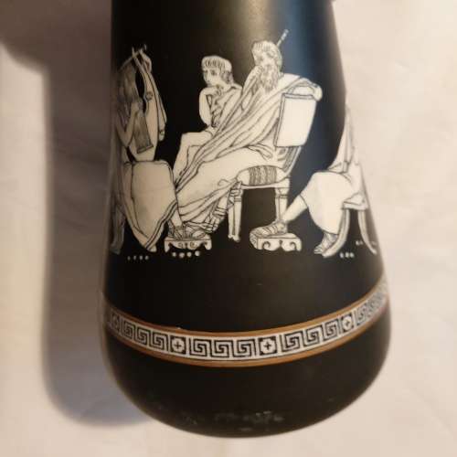 Cauldon Vase and dish