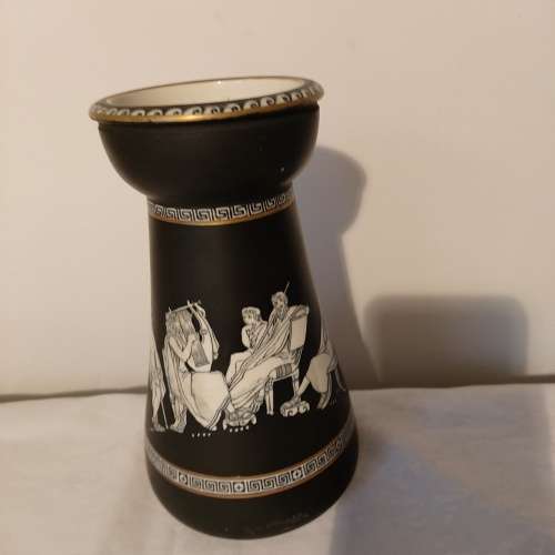 Cauldon Vase and dish