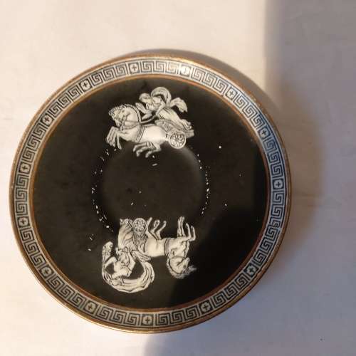 Cauldon Vase and dish