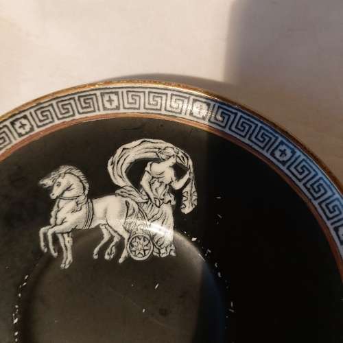 Cauldon Vase and dish