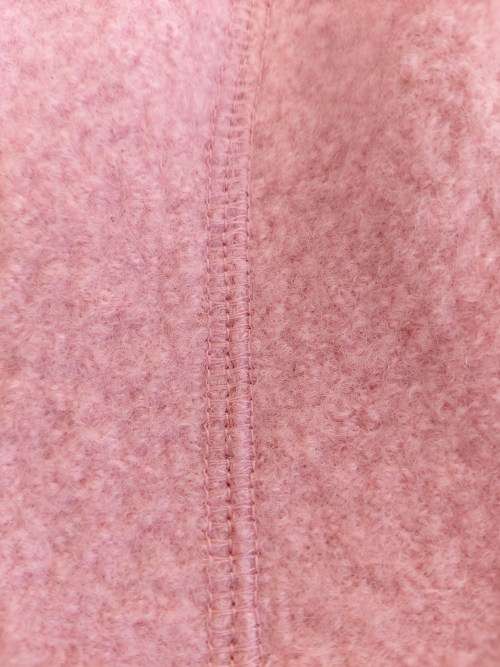 Boiled Wool Pink Coat by Concept UK