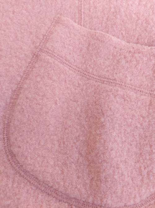 Boiled Wool Pink Coat by Concept UK