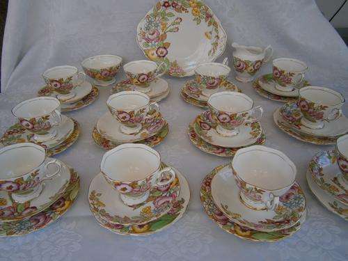 Royal Albert "Bouquet" tea set for 12