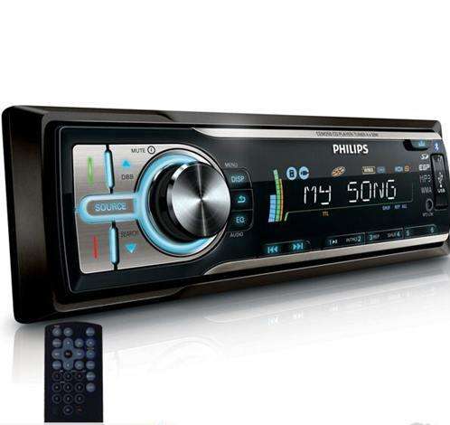 Philips CEM250/98 Car Radio with USB, Bluetooth, CD/MP3/WMA & Remote Control