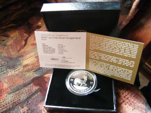 2019 Proof Silver 1oz Krugerrand