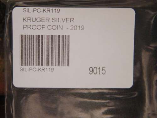 2019 Proof Silver 1oz Krugerrand