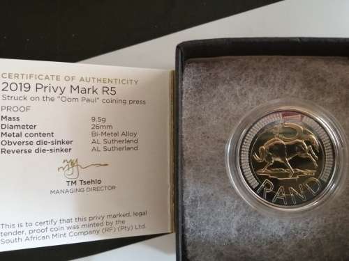 2019 Proof Oom Paul R5 - Brand new