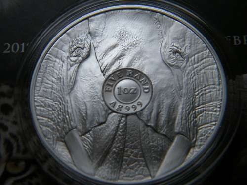 2019  Elephant - Big 5 - Brilliant Uncirculated 1oz silver