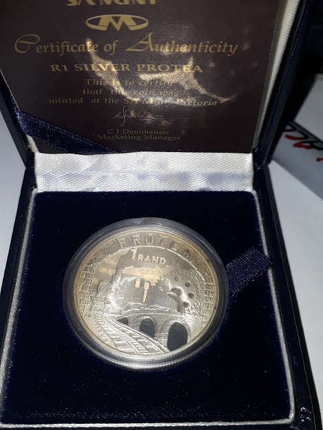 1995 Proof Silver Protea R1