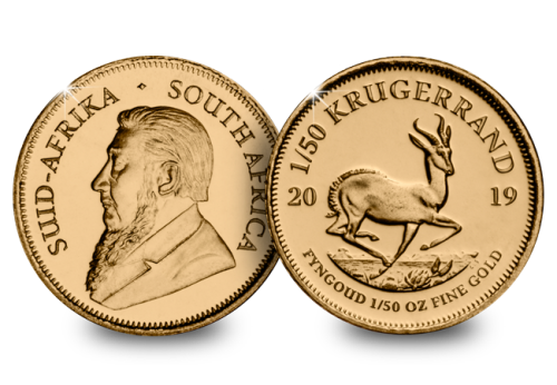 2019 Kruggerrand 1/50oz (22ct gold)