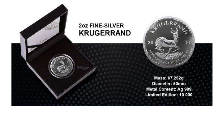 Brand New and available.  2020 2oz Proof Silver Krugerrand with COA