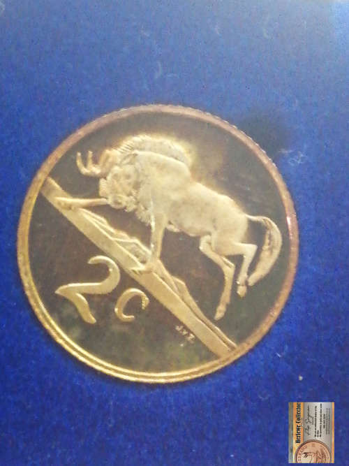 1986 SA Proof Set in Original SA Mint box - Mintage 7000