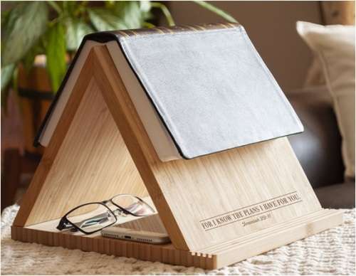 Bamboo Book Stand