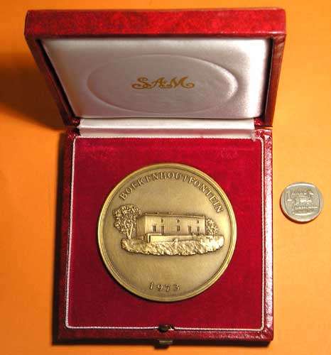 Paul Kruger's Homested on the Farm Boekenhoutfontein - Cased Medal