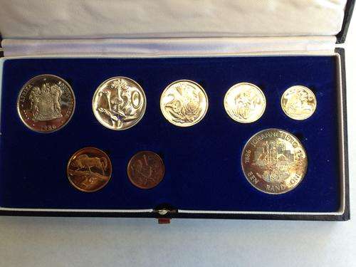 1986 SA Short Proof Coin Set (JHB Centenary Silver R1) - Low R1 Start