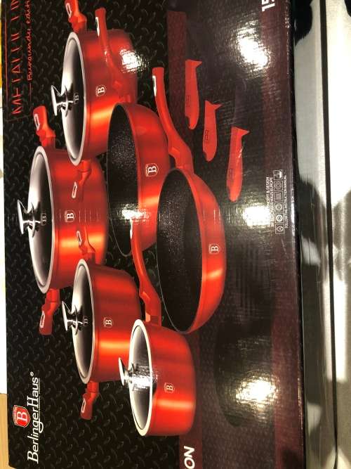 Berlinger Haus 15-Piece Marble Coating Cookware Set **BRAND NEW**