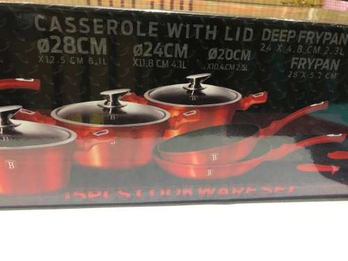 Berlinger Haus 15-Piece Marble Coating Cookware Set **BRAND NEW**