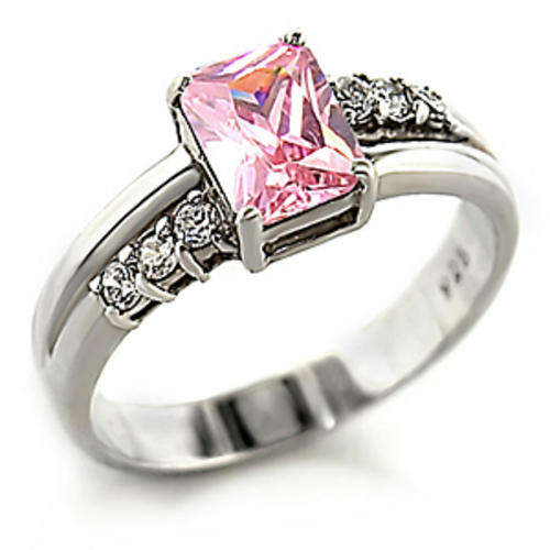 Size 8 - GORGEOUS PINK SAPPHIRE RING