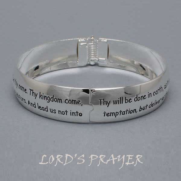 EXCLUSIVE ITEM- ATTRACTIVE SILVER "RELIGIOUS" BRACELET