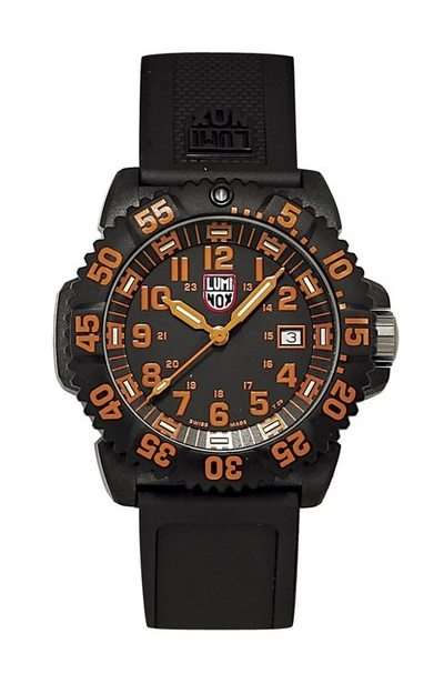 Luminox 3059 (Orange) EVO Navy SEAL Colormark Watch NEW
