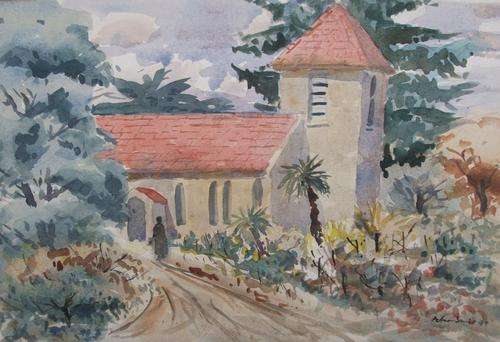 First time on BoB!! Late Peter Smit...WSSA....watercoulor  ....360 x 560 mm..Very Low Start!!