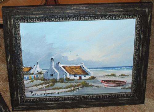 Stunning Original Pieter van Heerden  oil on canvas..painting size 300 x 400 mm..