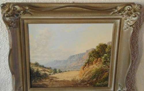Original Grattan oil painting 290 x 330mm...framed