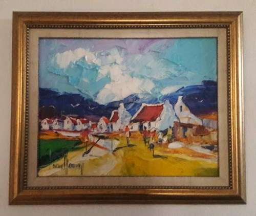 Stunning!!!! Brand new Corne Weideman Thick paint 350 x 460 mm framed..SPECIAL PRICE!!