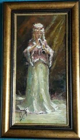 Stunning Original Adriaan Boshoff  Jr. oil 190 x 400 mm....Framed...SPECIAL!!! CHRISTMAS GIFT