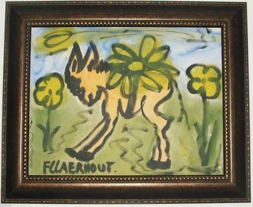 F. Claerhout oil on canvas 510 x 660 mm in Stunning Frame