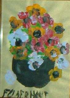A5 Original Claerhout flowers for you? Place your bid now.....
