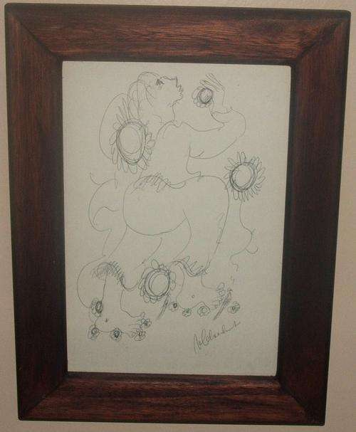 Very old.....Original F. Claerhout drawing....A4