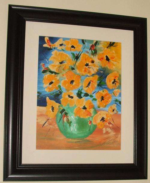 Stunning Original Bridgette Allan...oil on canvas...painting size 340 x 430mm with frame 590 x 700mm