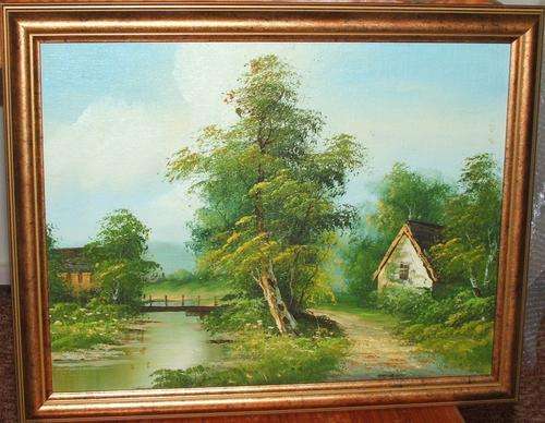 Stunning Oil painting.....300 x 400 mm with frame...370 x 460 mm