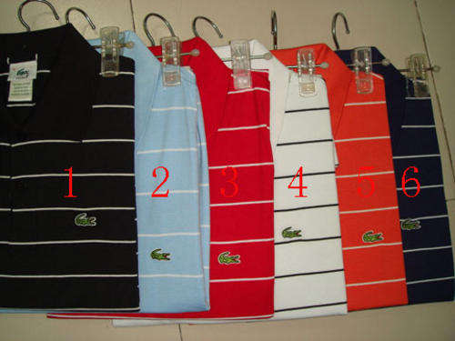 6 LACOSTE TSHIRTS