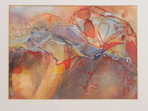 Ilona Petzer : blue bottle abstract