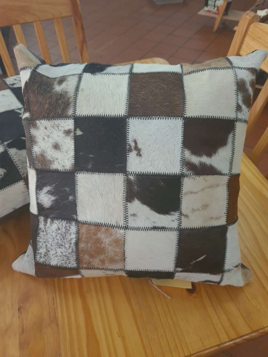 Nguni hide pillow